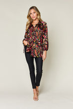 Load image into Gallery viewer, Double Take Full Size Printed Button Up Long Sleeve Shirt