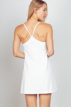Load image into Gallery viewer, VERY J Sleeveless Active Tennis Dress with Unitard Liner