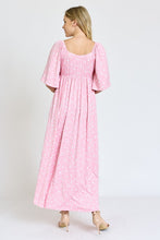 Load image into Gallery viewer, Floral Angel Sleeve Front Tie Maxi Dress