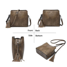 Load image into Gallery viewer, Small crossbody bag W guitar strap triple pocketed