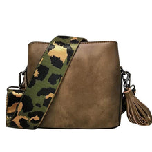 Load image into Gallery viewer, Small crossbody bag W guitar strap triple pocketed