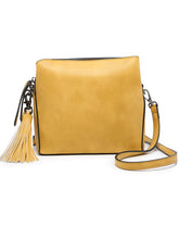 Load image into Gallery viewer, Small crossbody bag W guitar strap triple pocketed