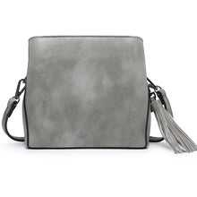 Load image into Gallery viewer, Small crossbody bag W guitar strap triple pocketed