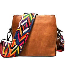 Load image into Gallery viewer, Small crossbody bag W guitar strap triple pocketed