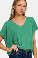 Load image into Gallery viewer, Zenana V-Neck Short Sleeve T-Shirt