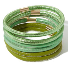 Load image into Gallery viewer, Multi Pu Bracelet Stack(6pcs)