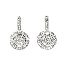 Load image into Gallery viewer, Round Crystal Earring