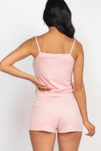 Load image into Gallery viewer, Cami Top & Shorts Pajama Set