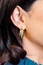 Load image into Gallery viewer, Get In Line Hoop Earrings