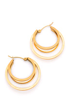 Load image into Gallery viewer, Get In Line Hoop Earrings
