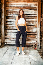 Load image into Gallery viewer, Double Take Decorative Button Cropped Pants