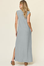 Load image into Gallery viewer, Double Take Full Size Texture Mock Neck Sleeveless Maxi Dress