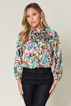 Load image into Gallery viewer, Double Take Full Size Printed Button Up Long Sleeve Shirt