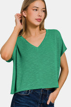 Load image into Gallery viewer, Zenana V-Neck Short Sleeve T-Shirt