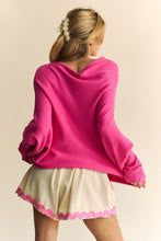 Load image into Gallery viewer, Davi & Dani Solid Color Batwing Sleeve Sweater