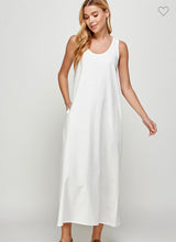 Load image into Gallery viewer, Linen Maxi Dress front