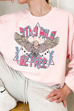 Load image into Gallery viewer, STAY WILD EAGLE GRAPHIC SWEATSHIRT