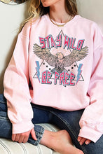 Load image into Gallery viewer, STAY WILD EAGLE GRAPHIC SWEATSHIRT