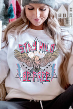 Load image into Gallery viewer, STAY WILD EAGLE GRAPHIC SWEATSHIRT