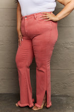 Load image into Gallery viewer, RISEN Bailey Full Size High Waist Side Slit Flare Jeans