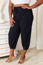Load image into Gallery viewer, Double Take Decorative Button Cropped Pants