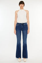 Load image into Gallery viewer, Kancan Cat's Whiskers Raw Hem Flare Jeans
