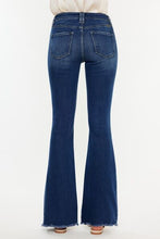 Load image into Gallery viewer, Kancan Cat's Whiskers Raw Hem Flare Jeans