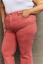 Load image into Gallery viewer, RISEN Bailey Full Size High Waist Side Slit Flare Jeans