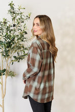 Load image into Gallery viewer, Double Take Plaid Dropped Shoulder Shirt