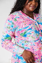 Load image into Gallery viewer, Double Take Floral Open Front Long Sleeve Cardigan