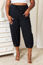 Load image into Gallery viewer, Double Take Decorative Button Cropped Pants