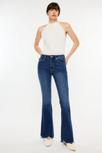 Load image into Gallery viewer, Kancan Cat's Whiskers Raw Hem Flare Jeans