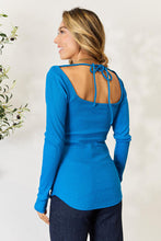 Load image into Gallery viewer, Culture Code Full Size Ribbed Sweetheart Neck Knit Top