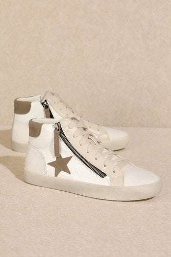 Star, High Top, Sneaker Shoe