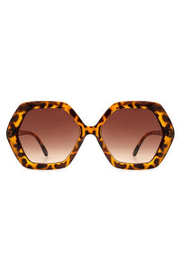 Geometric Polygon Square Fashion Sunglasses