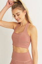 Load image into Gallery viewer, Activewear Crop Halter Back Detail Top