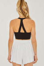 Load image into Gallery viewer, Activewear Crop Halter Back Detail Top