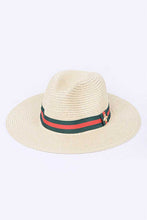 Load image into Gallery viewer, Bee Ribbon Straw Hat