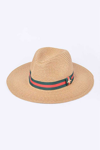 Bee Ribbon Straw Hat