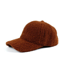 Load image into Gallery viewer, Boucle Sherpa Teddy Bear Knit Ball Cap