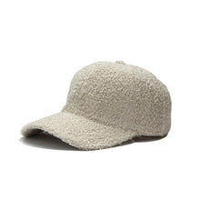 Load image into Gallery viewer, Boucle Sherpa Teddy Bear Knit Ball Cap