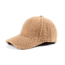 Load image into Gallery viewer, Boucle Sherpa Teddy Bear Knit Ball Cap