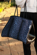 Load image into Gallery viewer, The Marissa - Black Leopard Neoprene Bag