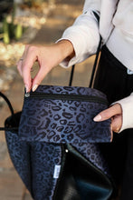 Load image into Gallery viewer, The Marissa - Black Leopard Neoprene Bag