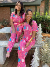 Load image into Gallery viewer, PREORDER: Pink Trees Pajama Set