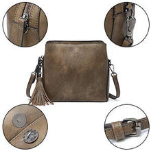Load image into Gallery viewer, Small crossbody bag W guitar strap triple pocketed