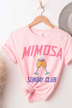 Load image into Gallery viewer, MIMOSA SUNDAY CLUB GRAPHIC TEE