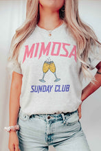 Load image into Gallery viewer, MIMOSA SUNDAY CLUB GRAPHIC TEE