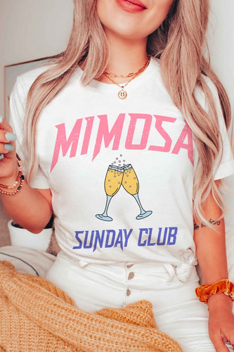 MIMOSA SUNDAY CLUB GRAPHIC TEE