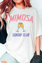 Load image into Gallery viewer, MIMOSA SUNDAY CLUB GRAPHIC TEE